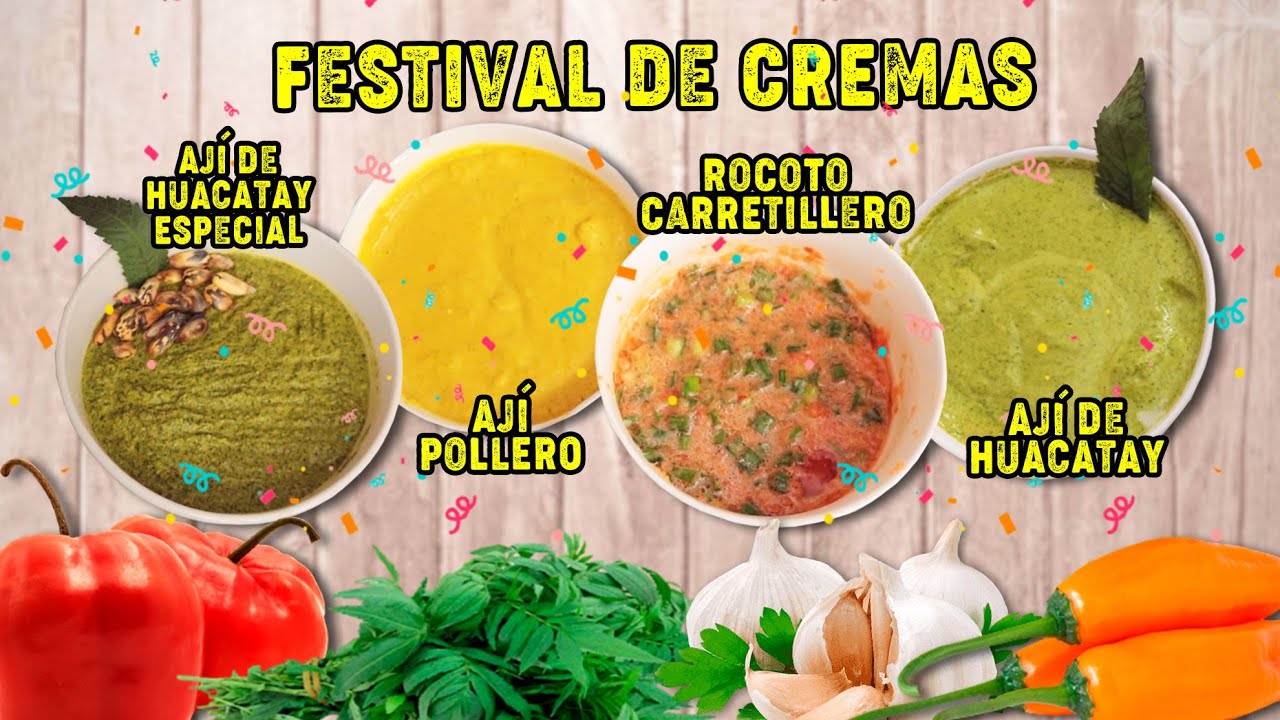 4 Recetas de Cremas para acompañar | Crema Peruana | @Mi Receta Magica