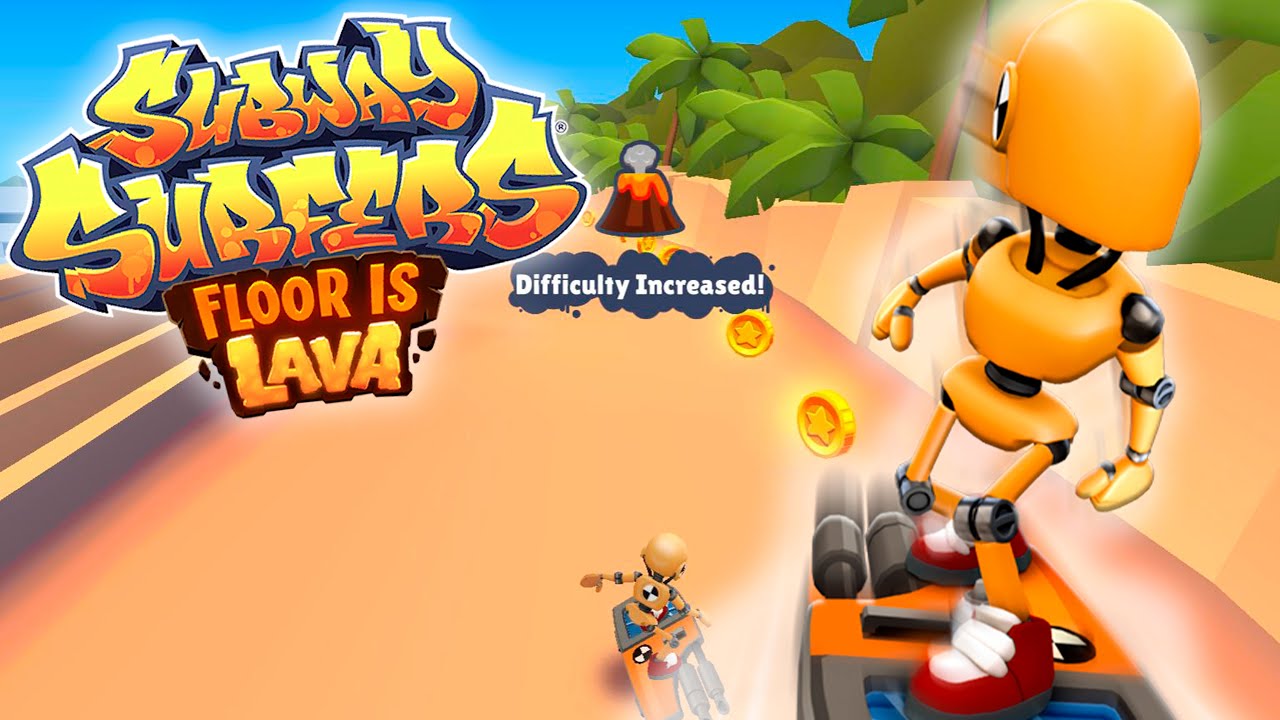 Subway Surfers Floor is lava: No Floor Challenge in MONACO 2022