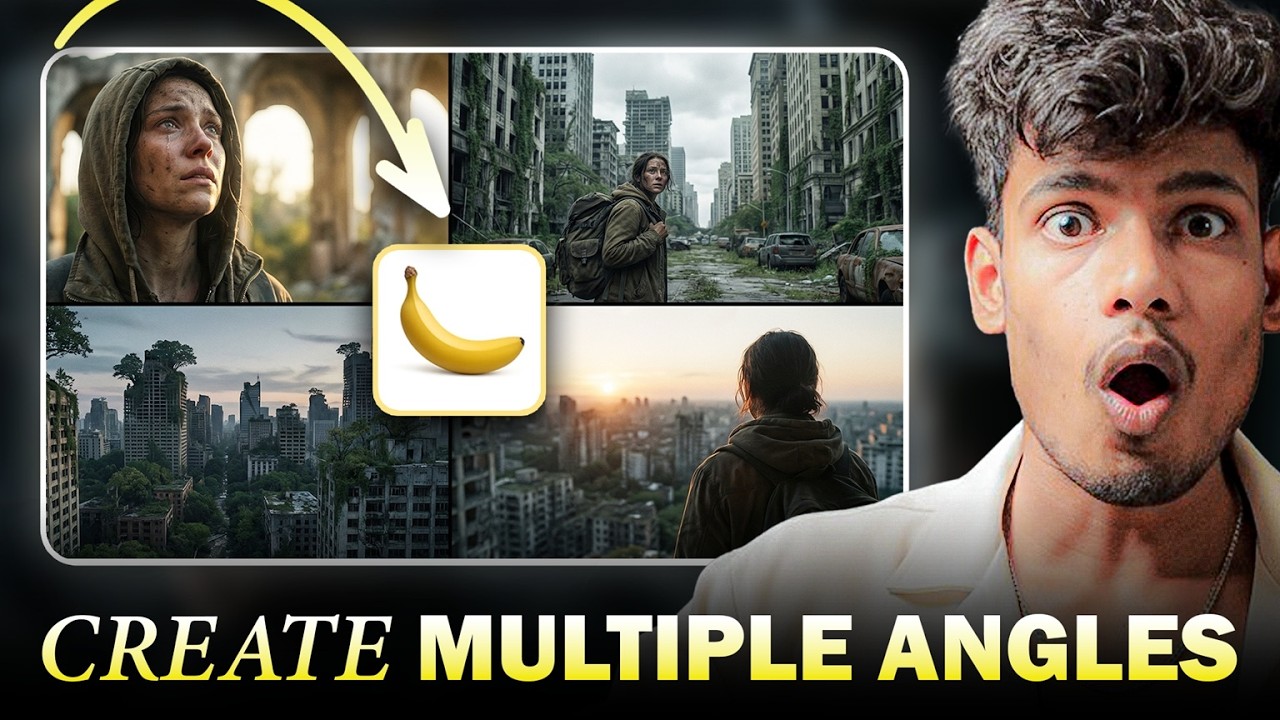How to Create Perfect Multi-Angle Shots in Nano Banana Pro (Cinematic Method)