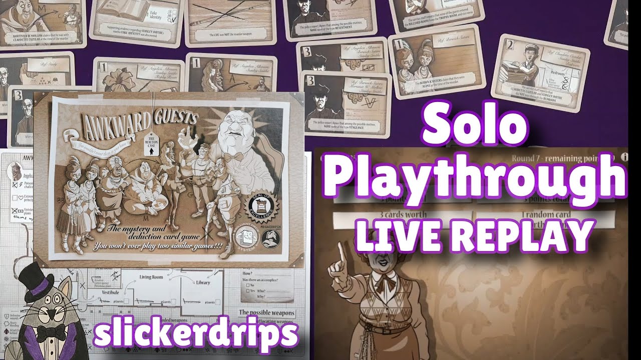 Awkward Guests - Solo Playthrough (Live Replay)