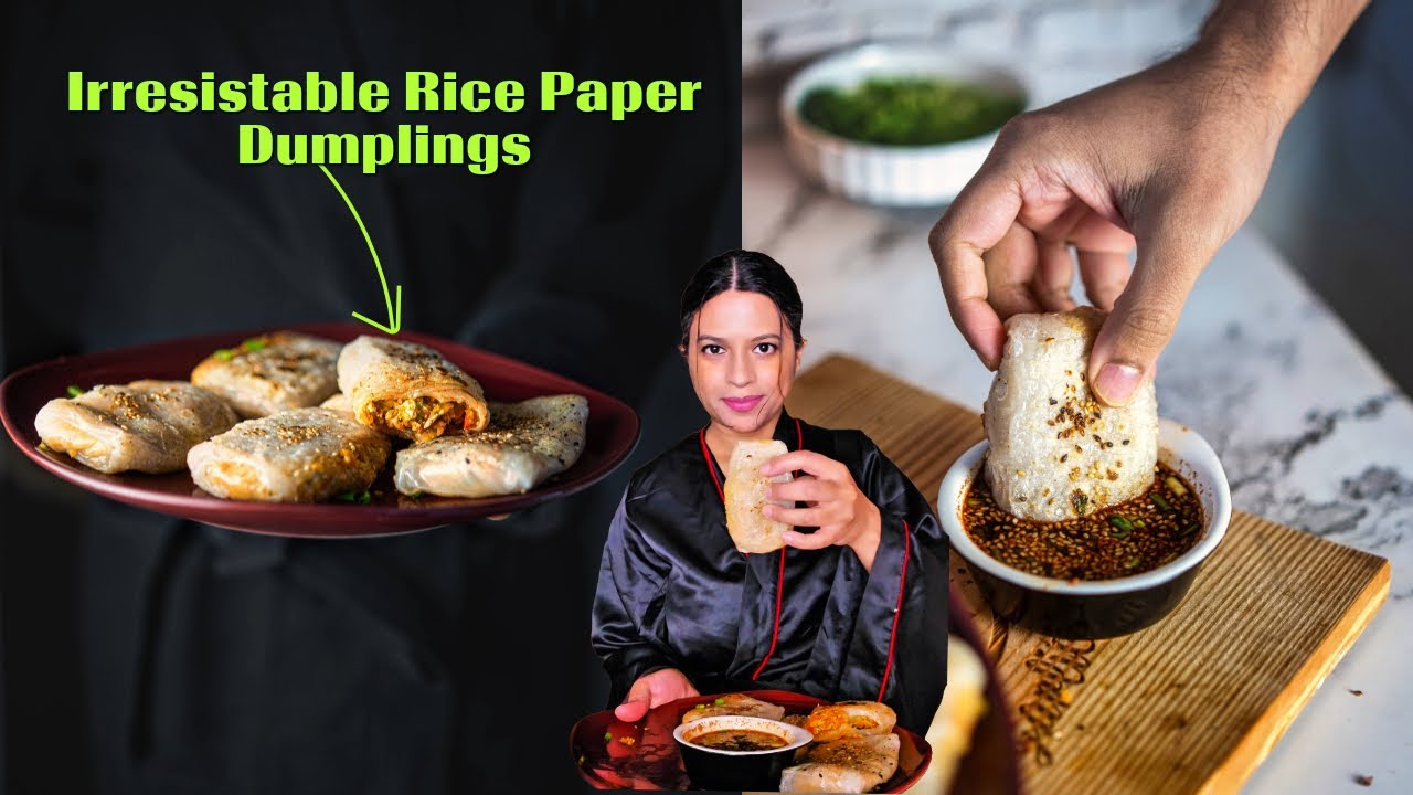 Ultilmate Crispy Rice Paper Dumplings | Rice Papper Rolls | Vegan, Gluten-Free & So Easy to Make!