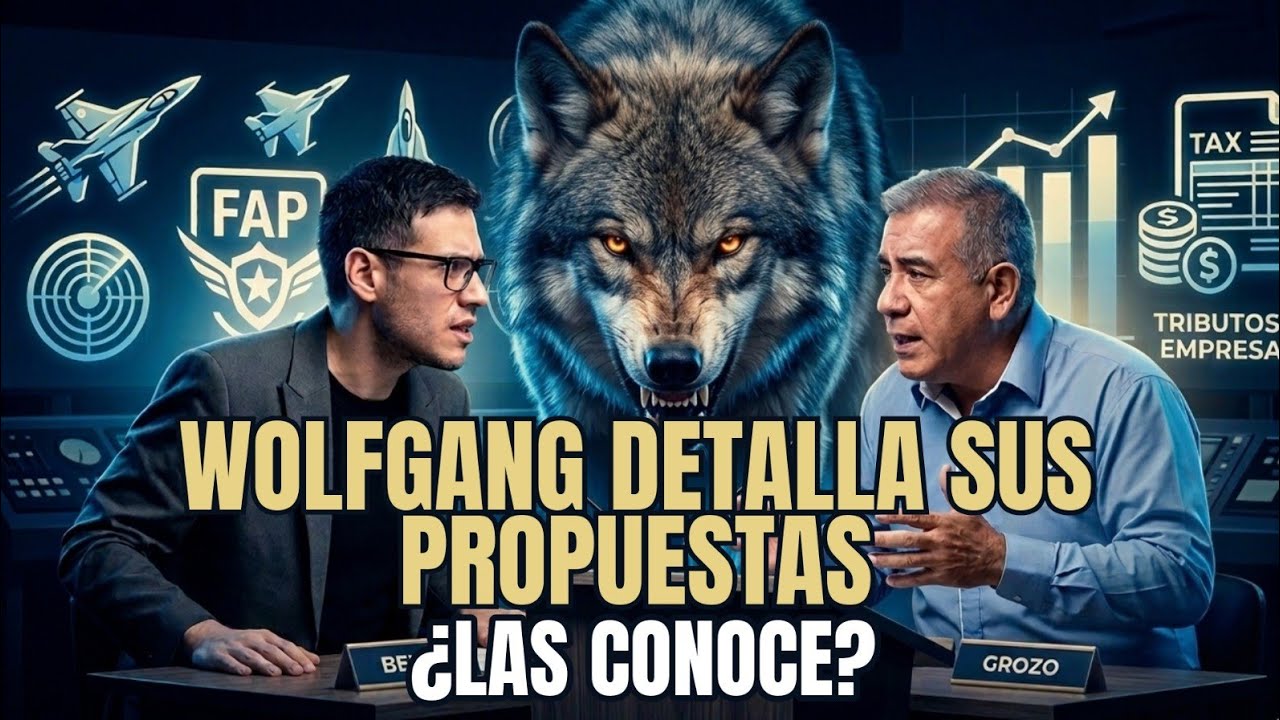 Wolfgang Grozo y sus propuestas: ¿el candidato presidencial realmente las conoce?