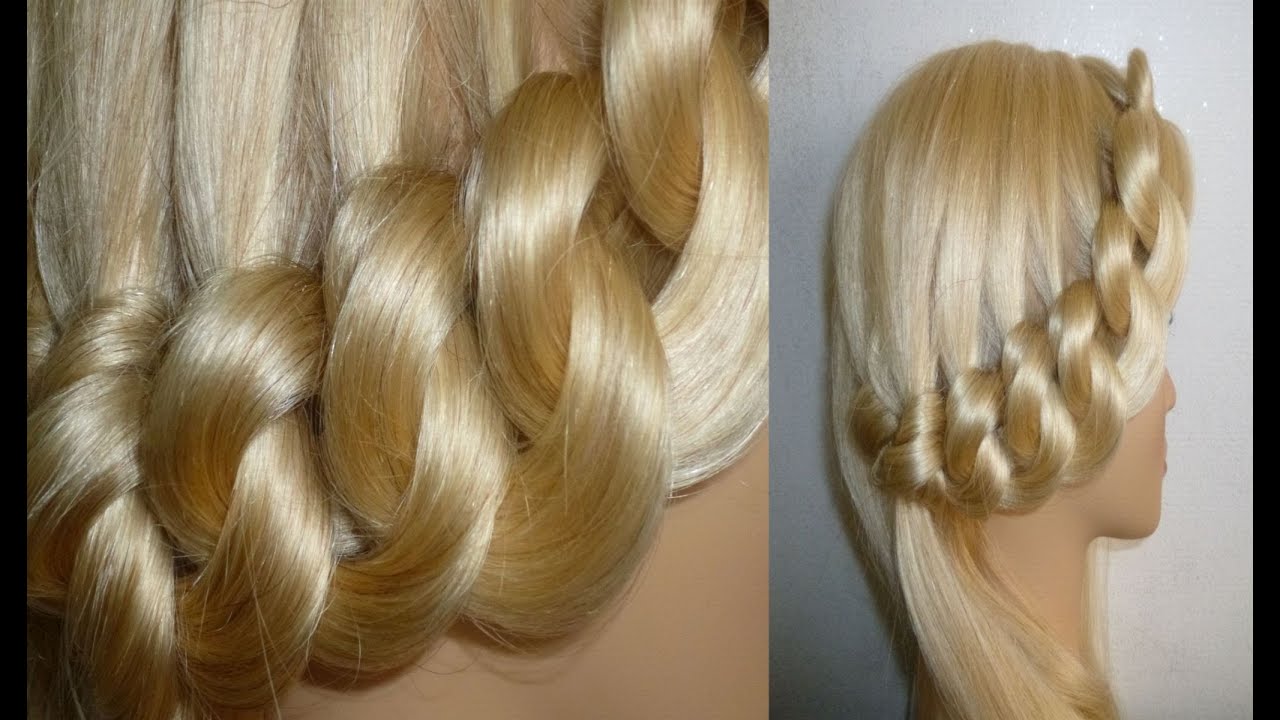 WUNDERSCHÖNE FRISUR für MÄDCHEN.BESONDERE ANLÄSSE +ALLTAG. Braided Updo Hairstyle. Peinado hermoso