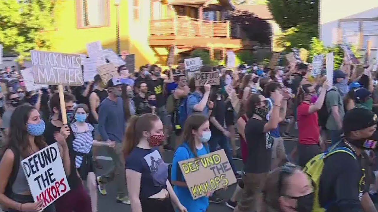 BLM protests resume across Portland in 4th week