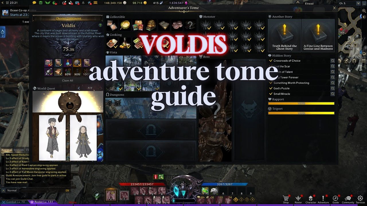 Voldis Adventure Tome Guide | Lost Ark