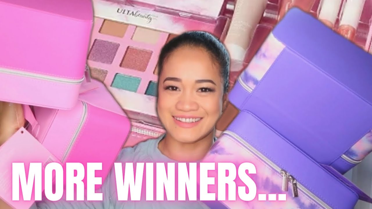 5 WINNERS INTERNATIONAL MAKEUPS SET BAG GIVEAWAYS!!!!