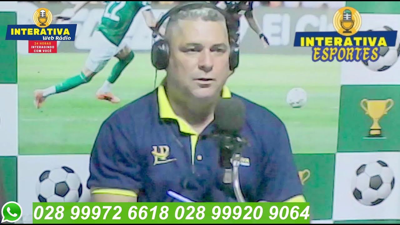 PROGRAMA INTERATIVA ESPORTE  DAS 12 AS 13 HORAS APRESENTAÇÃO MARCIO MENDONÇA