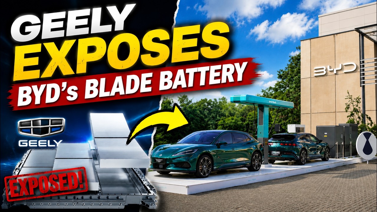 Geely УНИЧТОЖАЕТ новую батарею BYD: ультрабыстрая зарядка при 76&deg;C &mdash; ЭТО ОГНЕОПАСНО