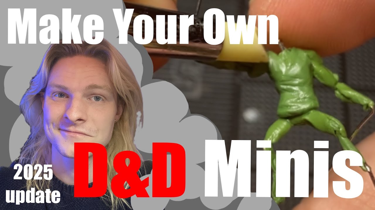 Как сделать свои собственные миниатюры для D&D (миниатюрная скульптура для начинающих)
