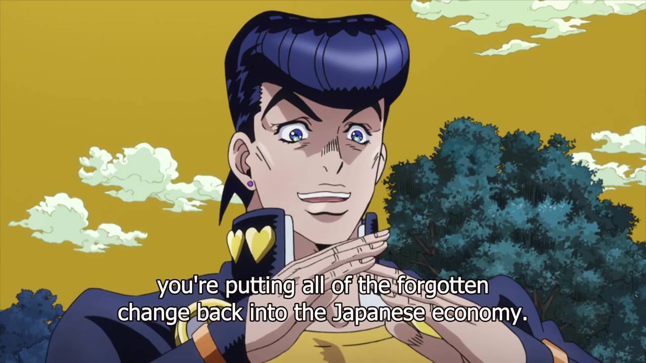 【HD】ジョジョ: Josuke and Okuyasu Meet Shigekiyo Shigechi Yangu