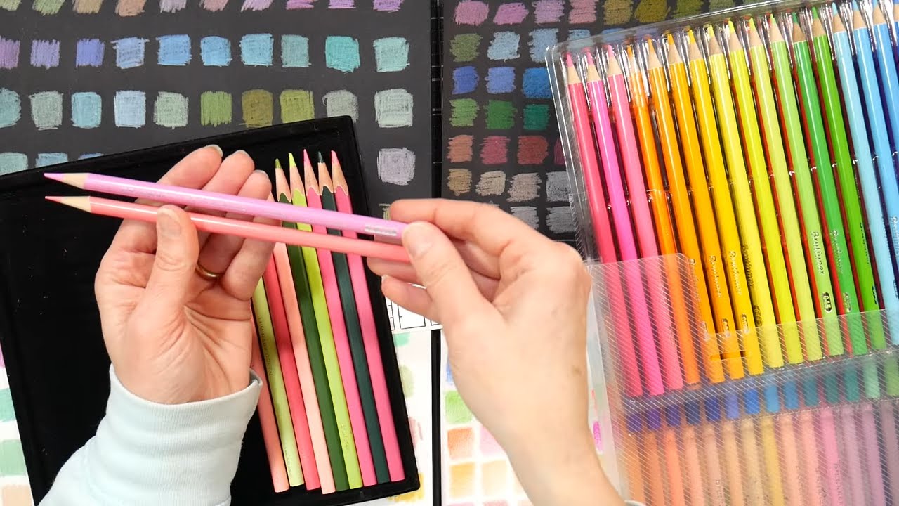 What's the Difference between the Macaron and Pastel Colored Pencil sets by Brutfuner?