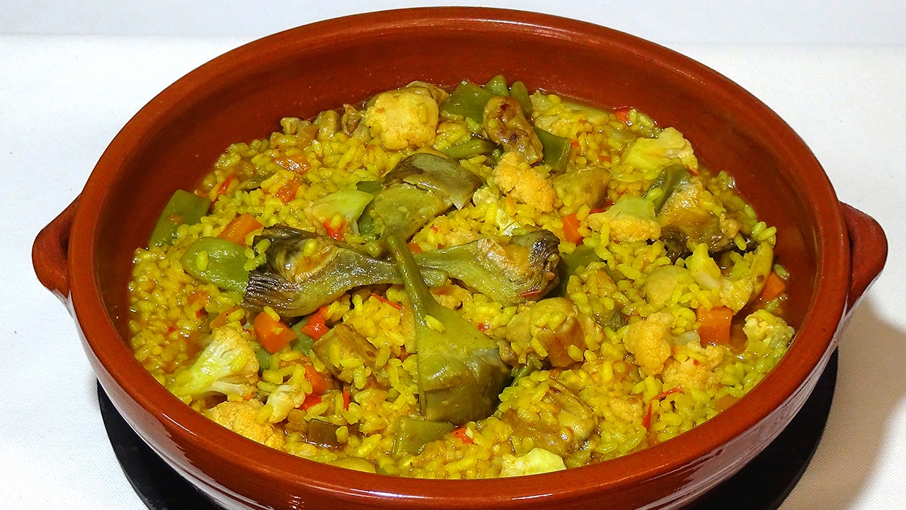 Arroz meloso con pollo y verduras - Recetas de cocina, paso a paso, tutorial. Loli Domínguez.