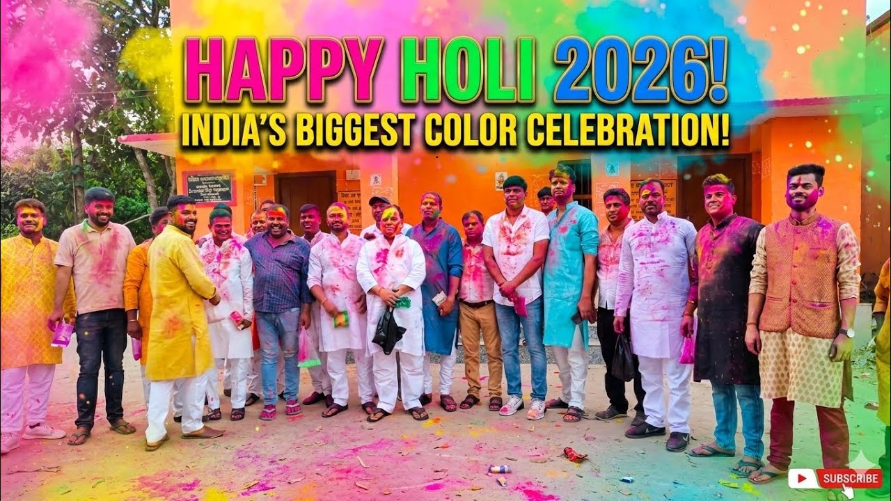 Happy holi All of you 🎉🥳