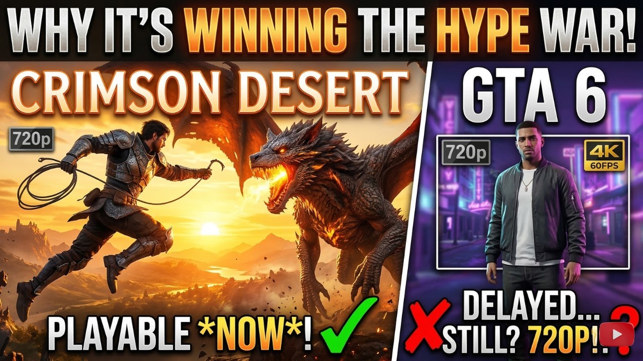 Why are people more hyped for Crimson Desert than GTA 6?