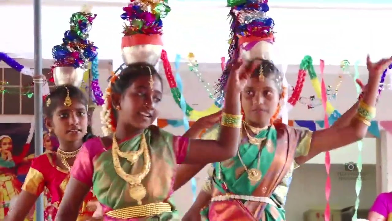 வத்திப்பட்டி அரசு மேல்நிலைப் பள்ளி ஆண்டு விழா-2024 #கரகாட்டம்