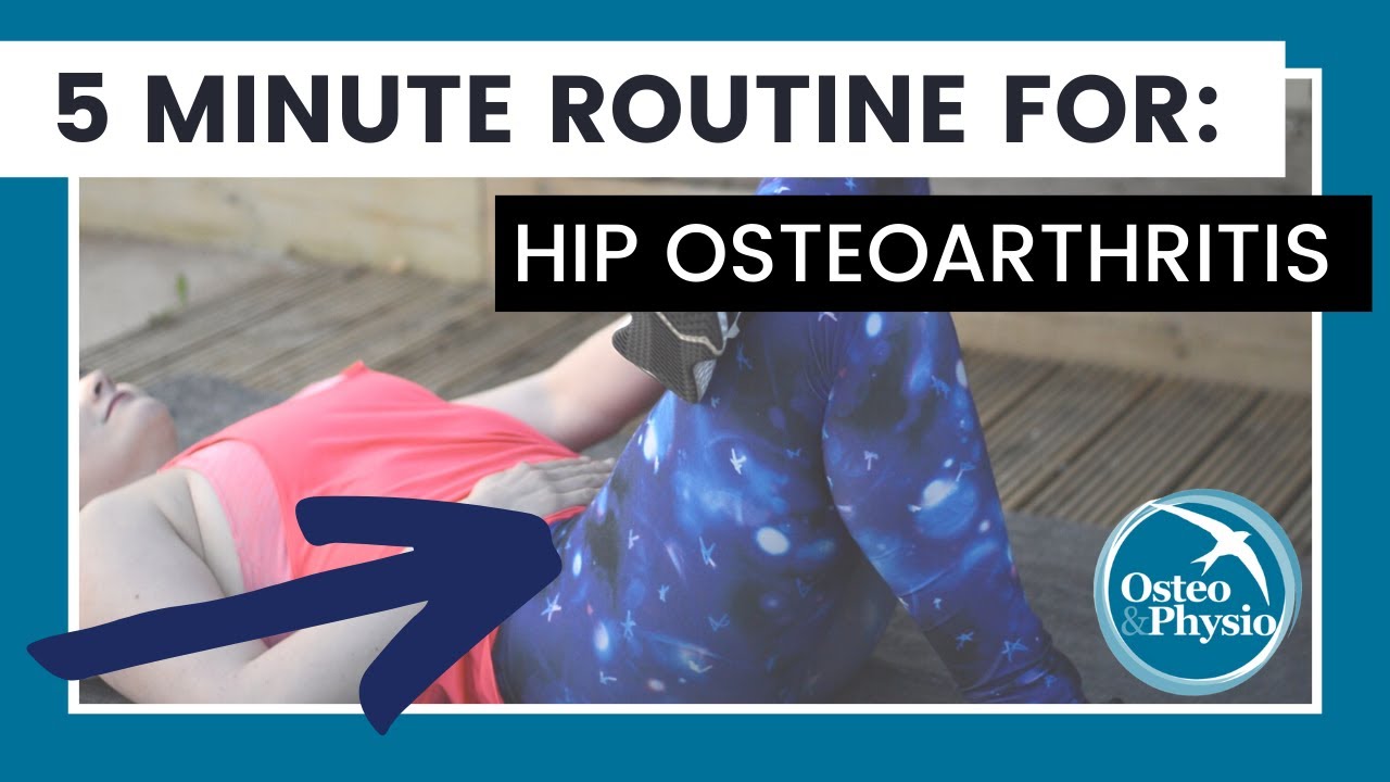 Our full 5 minute guided routine for HIP osteoarthritis!