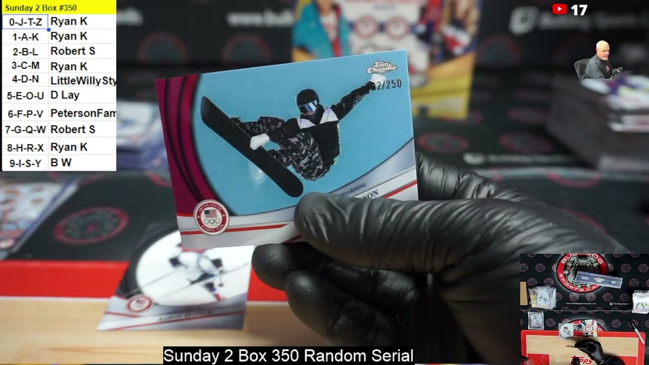 Sunday 2 Box #350    Random Serial