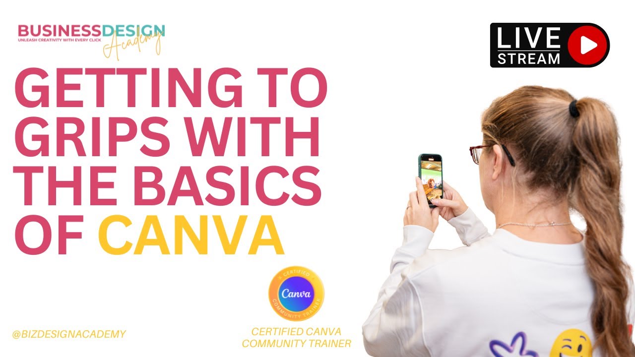 Освоение основ Canva #canva #canvassador #bizdesignacademy #livestreamwithyoutube