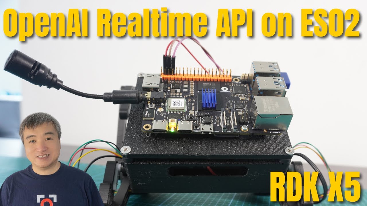 Создание робота с голосовым управлением с использованием RDK X5 на ES02 и OpenAI Real-Time API (п...