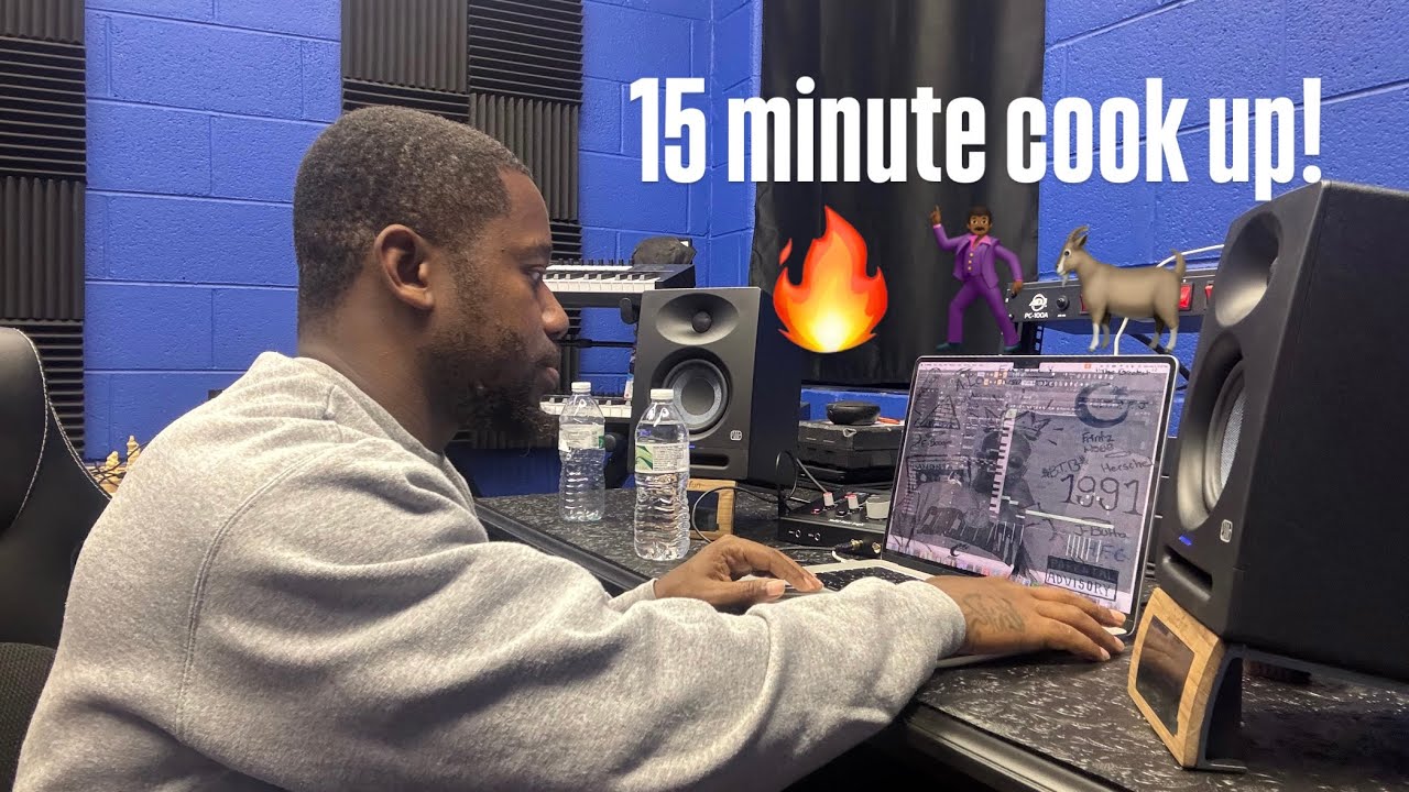 Balla Dee cooks up a beat in 15 minutes!!