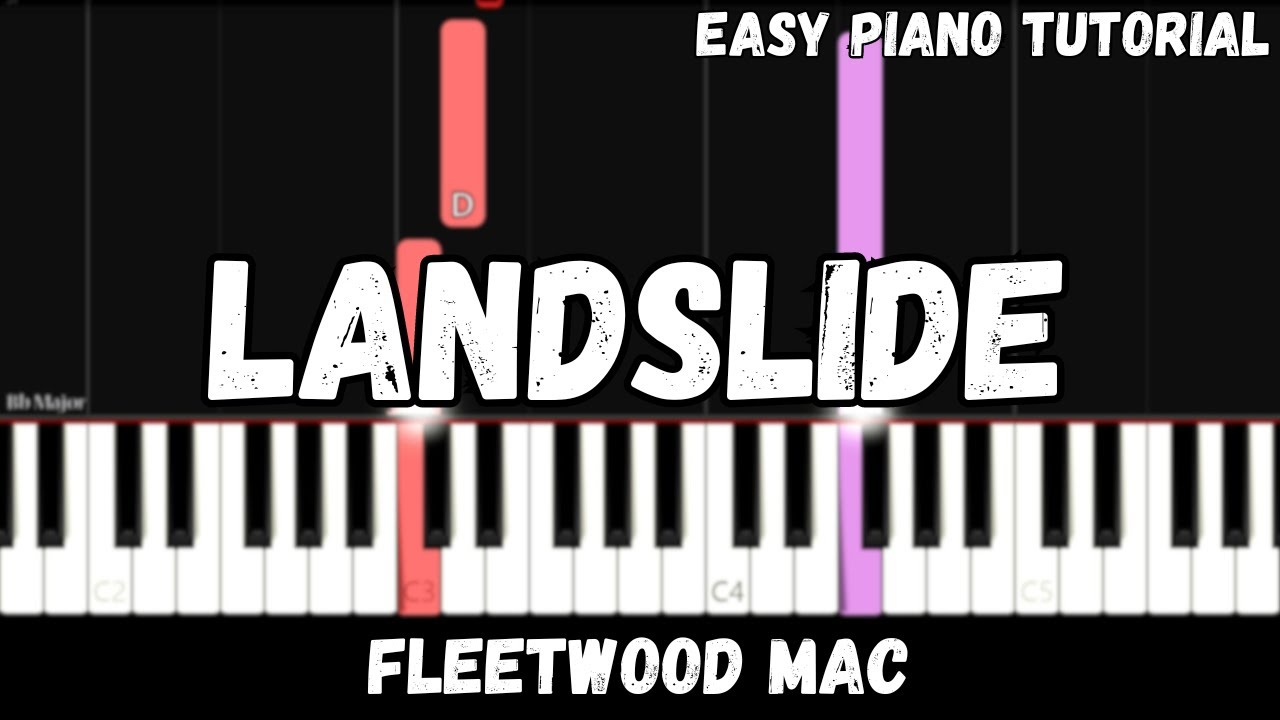 Fleetwood Mac - Landslide (Easy Piano Tutorial)