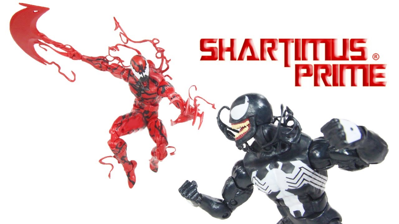 Marvel Legends Venom and Carnage Monster Venom BAF Wave Marvel Hasbro Action Figure Review