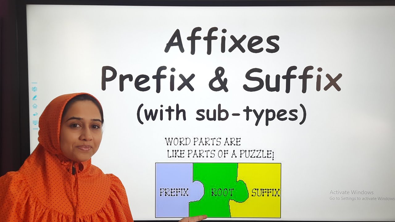 Affixes - Prefixes and Suffixes || English grammar