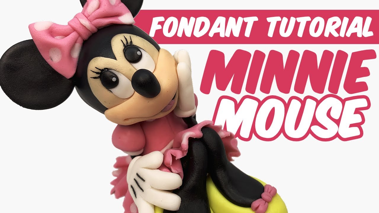 How to make a MINNIE MOUSE | fondant movie figure