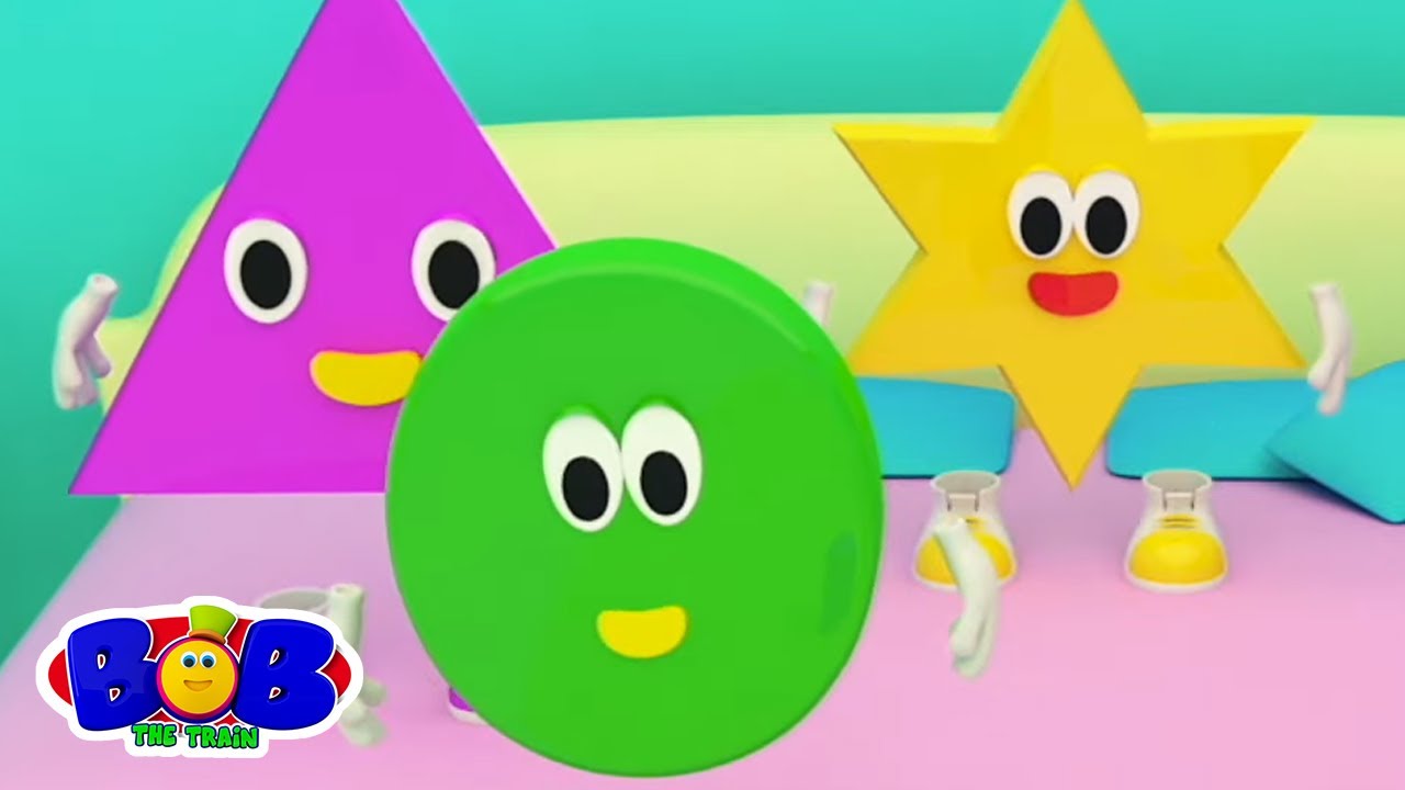 Beş küçük şekil | Okul öncesi videolar | Bob The Train Türkçe | Çocuklar Için Şarkılar