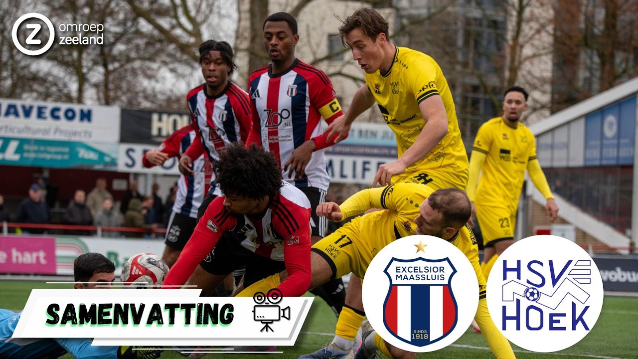 😭 HOEK VERLIEST NA ZWAKKE EERSTE HELFT, SCHADE VALT MEE | Samenvatting: Excelsior Maassluis - Hoek ⚽