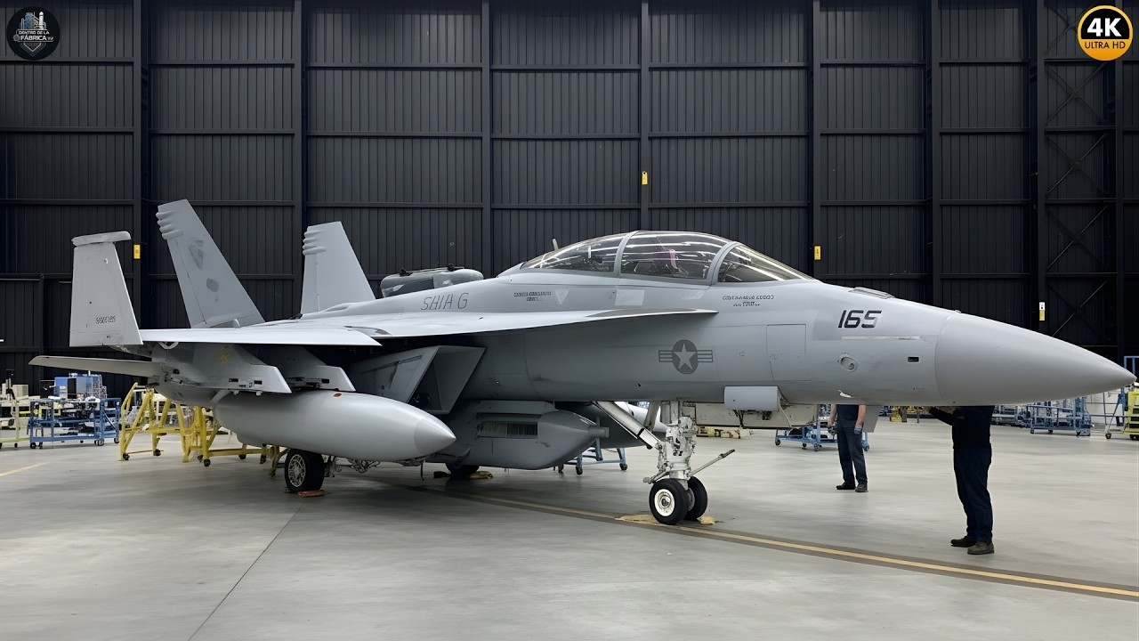 Dentro de la fábrica del EA-18G Growler: El avión de $125 MILLONES que ciega a los radares enemigos