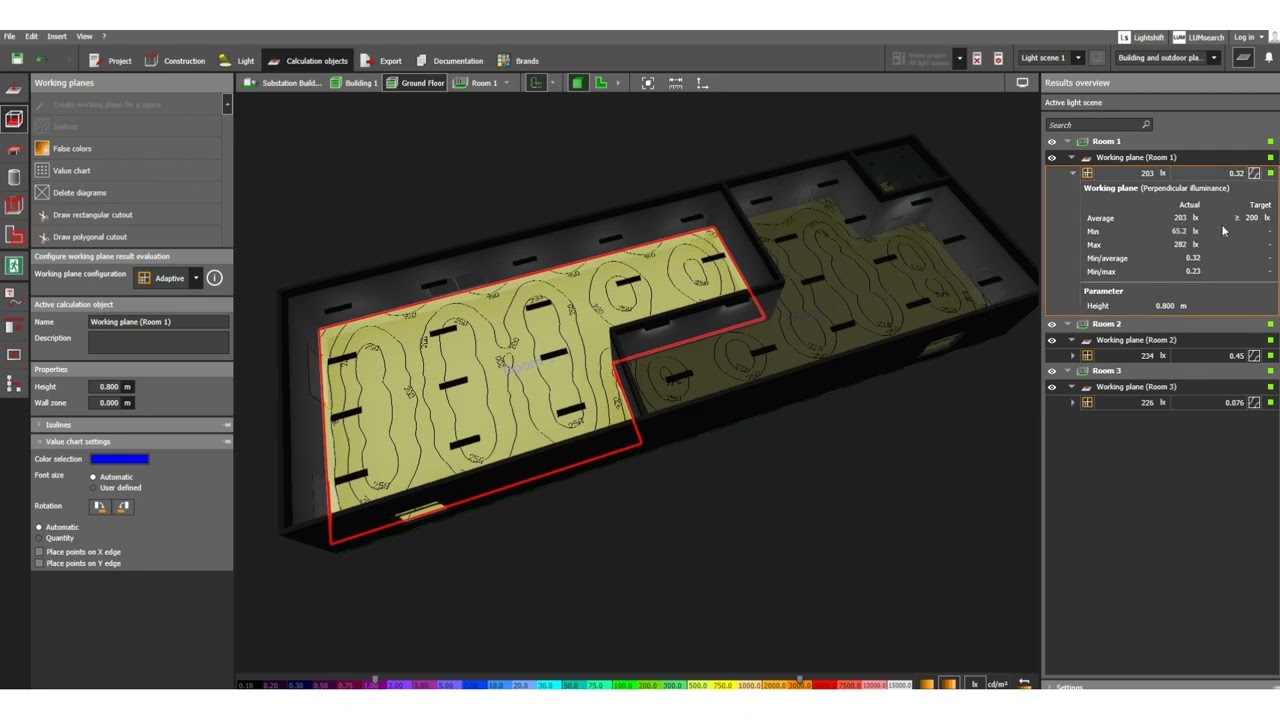 [#11] DIALUX Evo Software - Indoor Lighting Calculation; Output Report Generation
