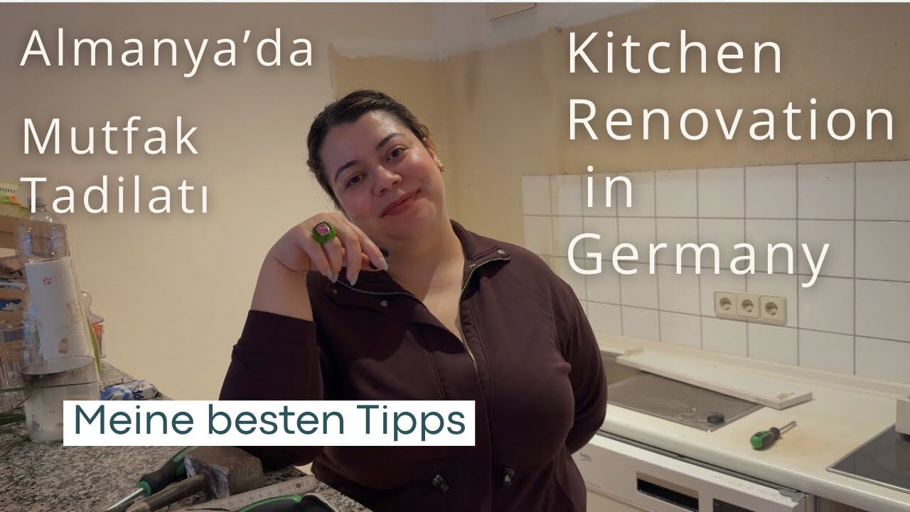 Almanya’da İlk Kez Mutfak Söküyoruz!Baştan Sona Gerçek Süreç|  🇺🇸 Kitchen Renovation in Germany