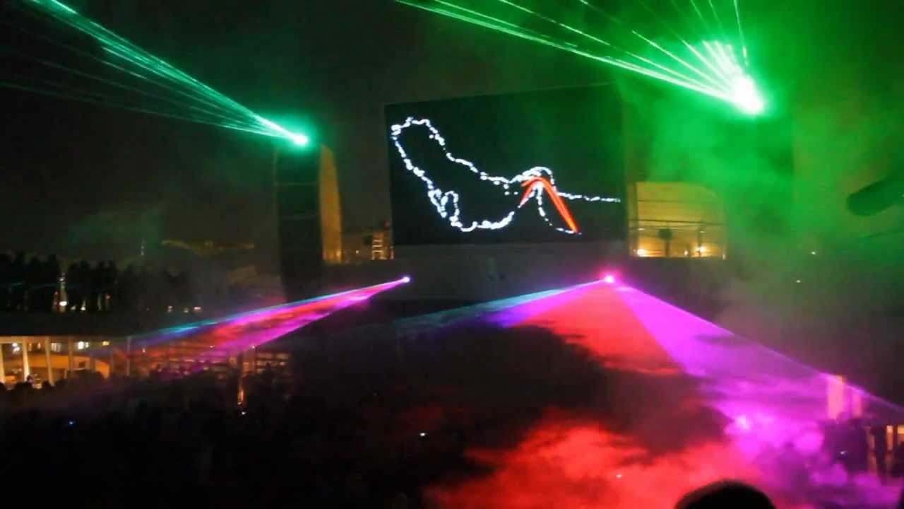 AIDAblu Orient 1 || Welcome Party mit Lasershow