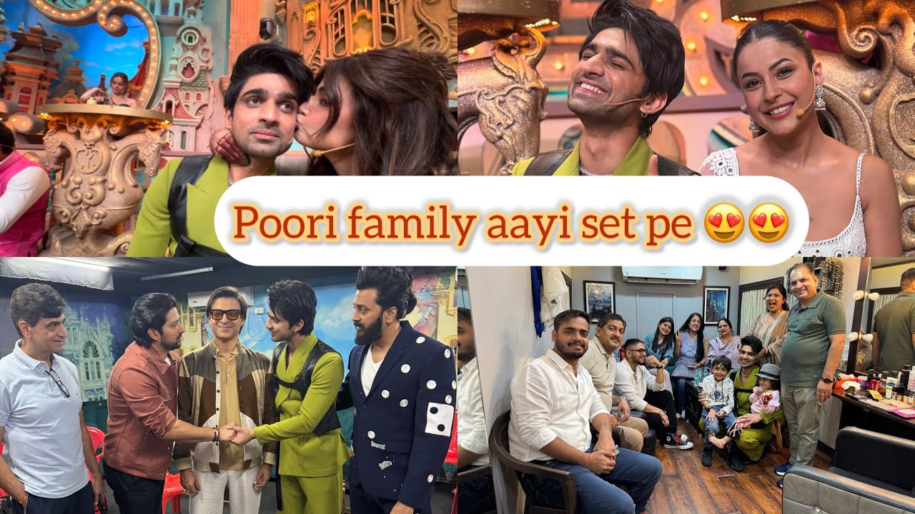 Shehnaz gill or Ritesh Deshmukh Aaye Pati Patni Panga k set pe ♥️😍 || Abhishek kumar