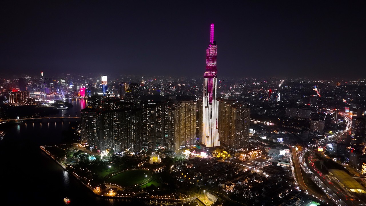Amazing Saigon #39 | Landmark 81 Toà nhà cao nhất Việt Nam lên đèn | The tallest building in Vietnam