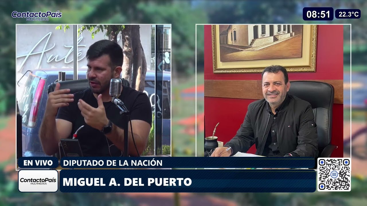Nota con el Diputado Miguel Angel del Puerto - Contacto Telefonico