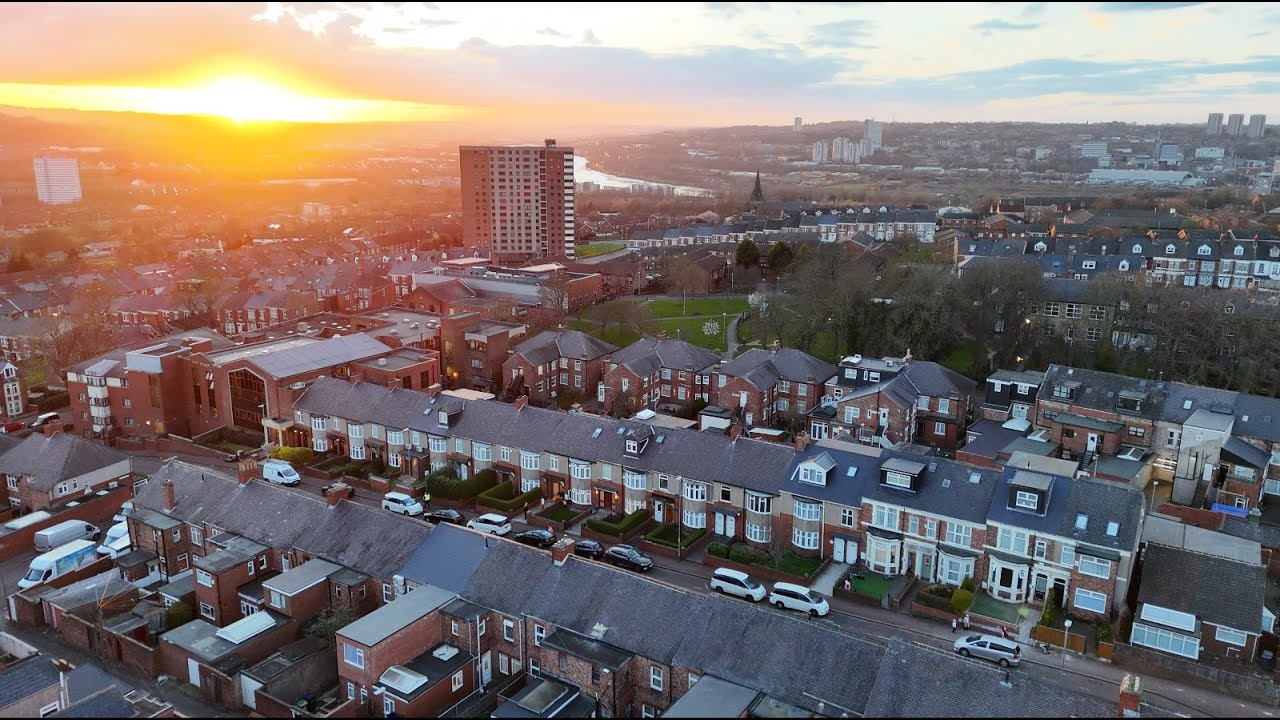 Purim Gateshead 2024 Evening Sunset