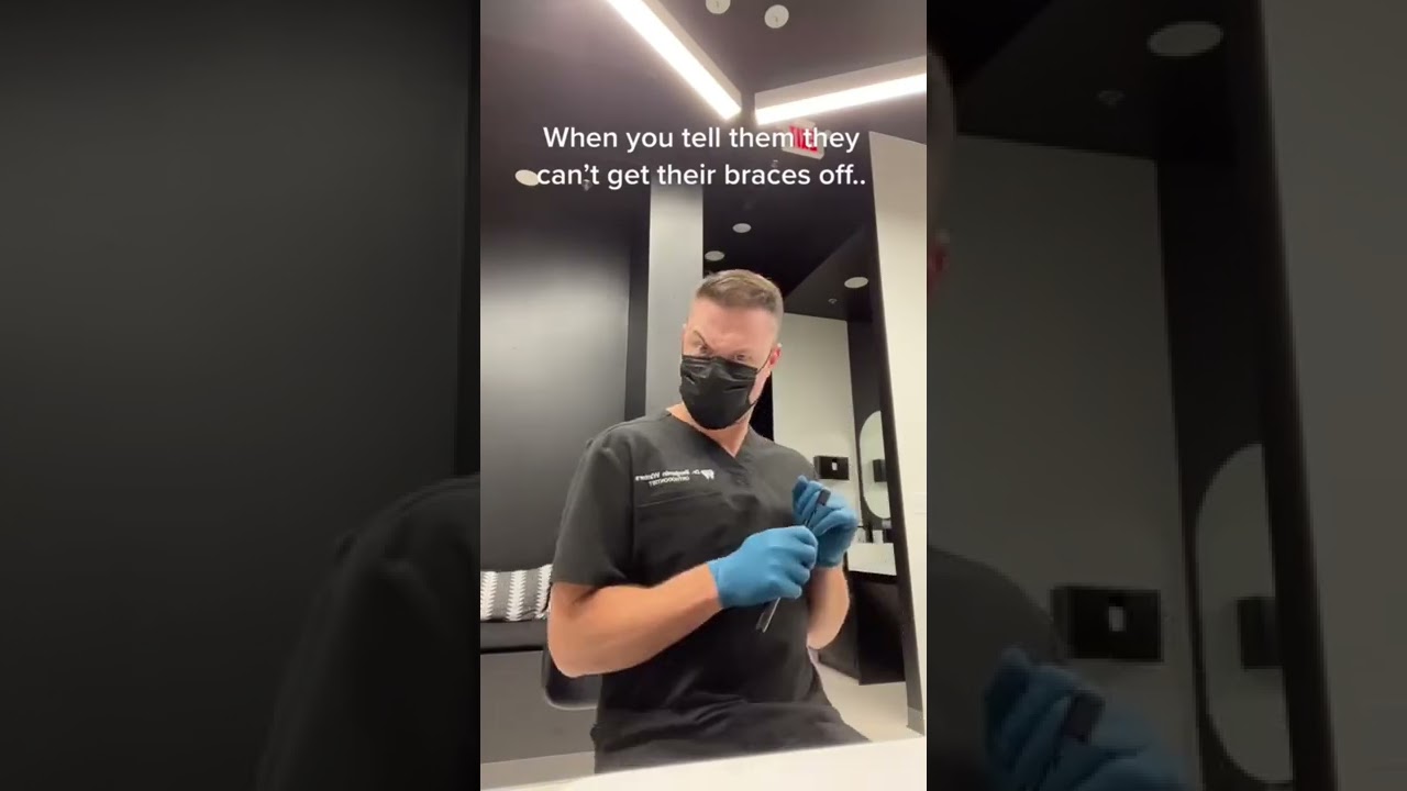 When Your Orthodontist Says You Can&rsquo;t Get Your Braces Off  #shorts