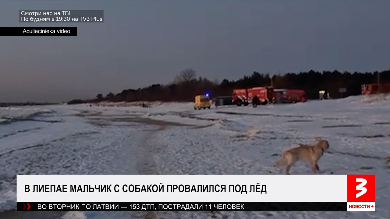 Ребёнок с собакой провалился под лёд. «Новости+», 11 февраля 2026 г.