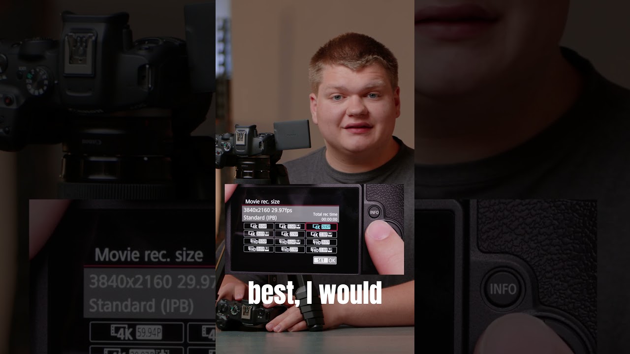 Лучшие настройки видео для Canon EOS R8