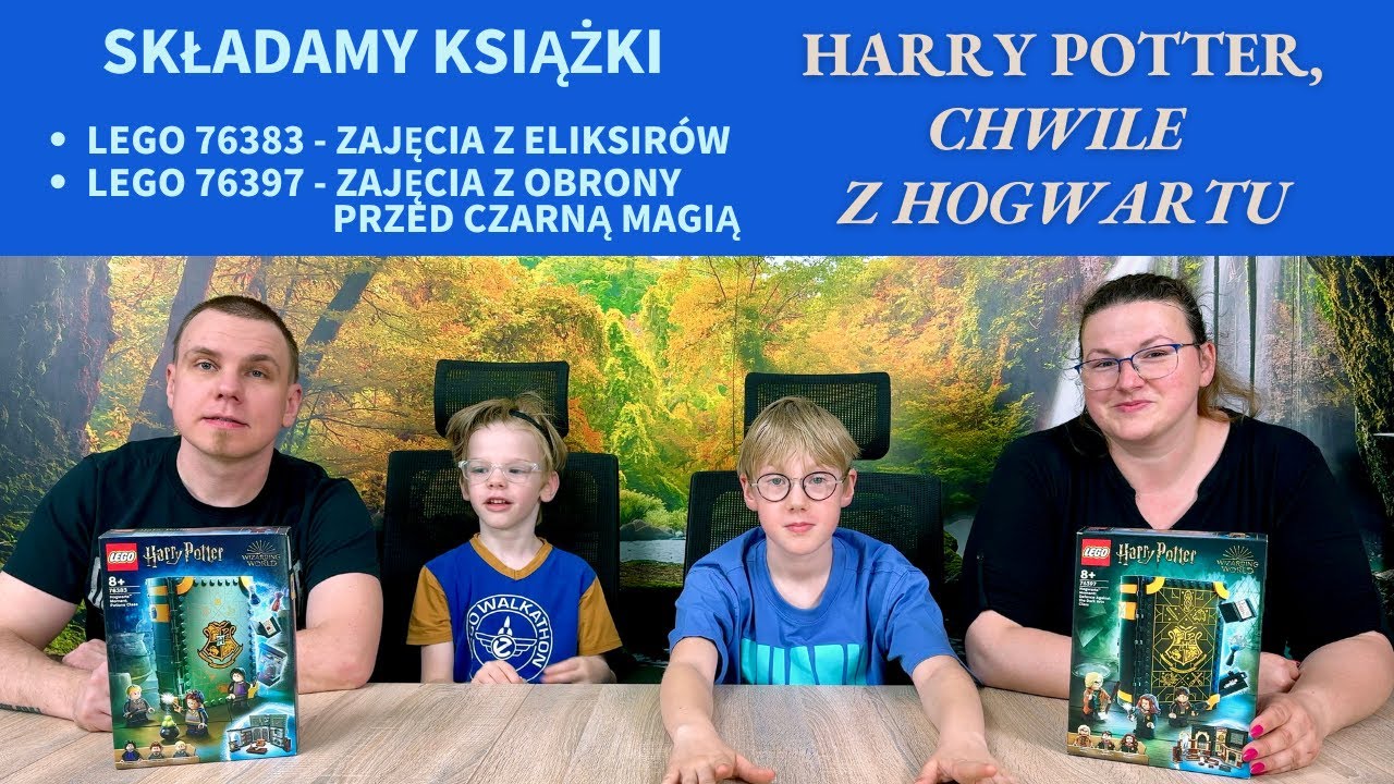 LEGO 76383 i 76397 Harry Potter, Chwile z Hogwartu - książki magiczne | Bartek & Fabio bricks