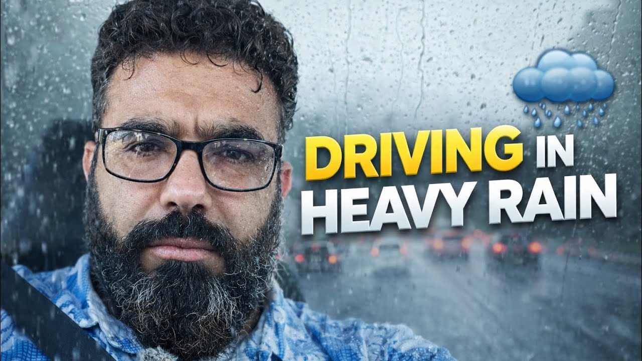 Driving in Heavy Rain 🌧️ | Crazy Weather Experience!