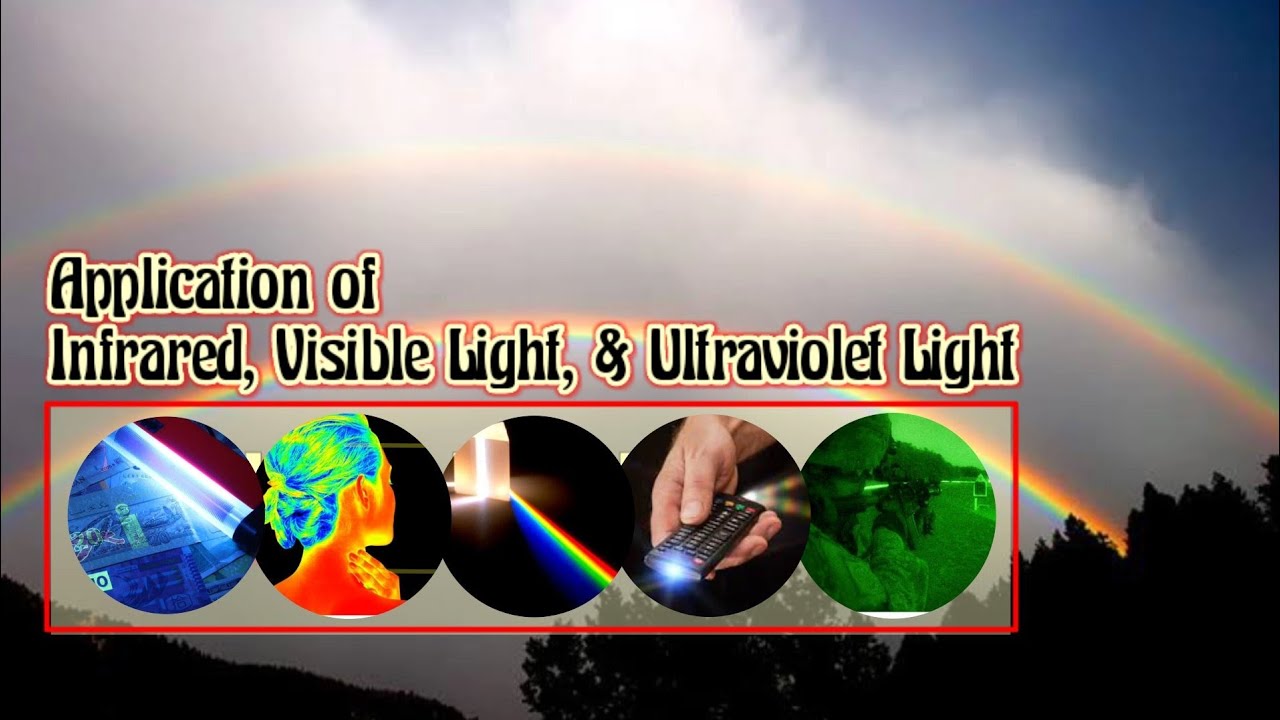 APPLICATION OF INFRARED, VISIBLE LIGHT AND ULTRAVIOLET LIGHT | #Infrared #VisibleLight #Ultraviolet