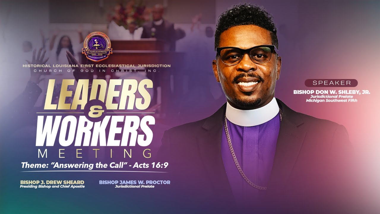 Leaders & Workers Meeting 2026 | Friday Evening Service | Bishop Don Shelby