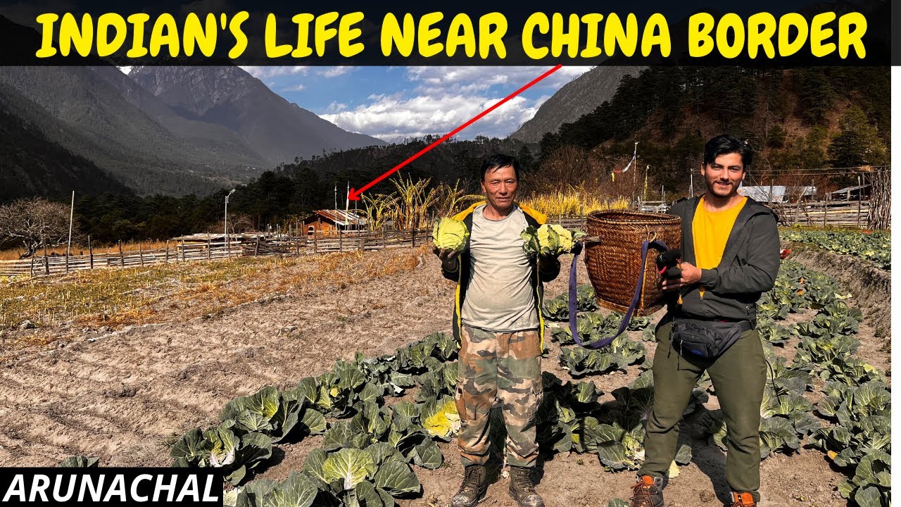 How Indian's live near china border?
