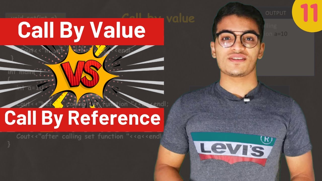 فك عقدة الحلقة 11 | | call by reference & call by value