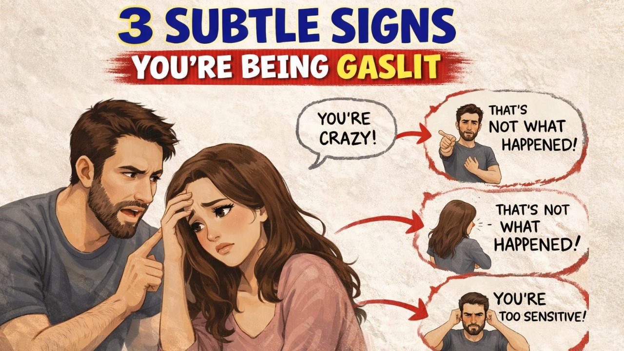 3 Subtle Signs You’re Being Gaslit (Psychological Manipulation Explained)
