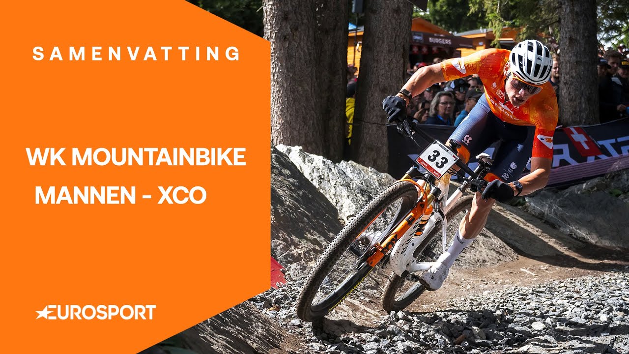 MATHIEU VAN DER POEL gaat voor zijn GROTE DROOM | WK Mountainbike 2025 | Samenvatting Mannen XCO
