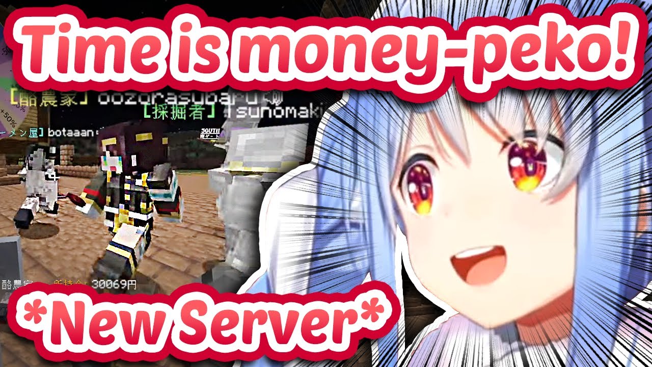Pekora's DAY 1: Full Of Mischief & Funny Interactions! *New Gold Rush Server* 【ENG Sub Hololive】